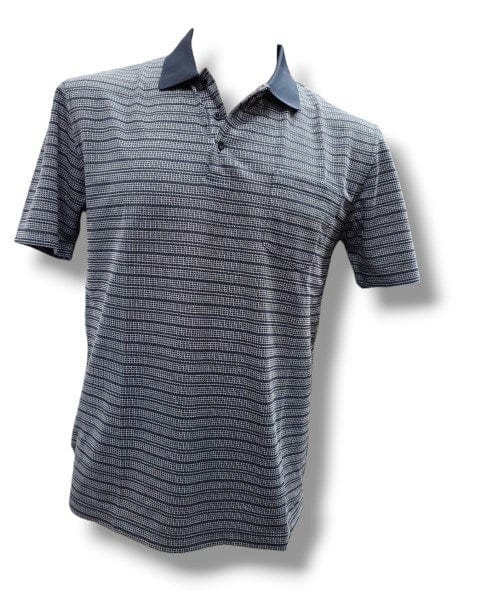 Load image into Gallery viewer, Ansett Mens Tradewinds Jersey Stripe  Polo
