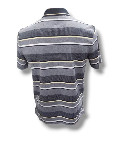 Load image into Gallery viewer, Blue Horizon Mens Blue Horizon Striped Polo
