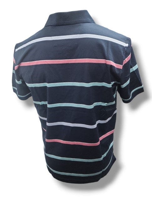 Load image into Gallery viewer, Blue Horizon Mens Striped Polo
