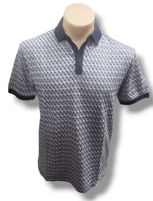 Load image into Gallery viewer, Back Bay Mens Pima Cotton Jacquard Polo
