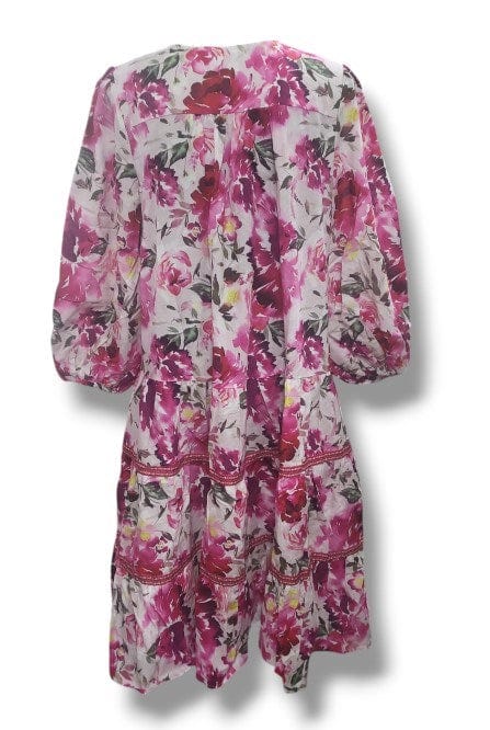 Load image into Gallery viewer, Corfu Womens Printed Ramie Dress
