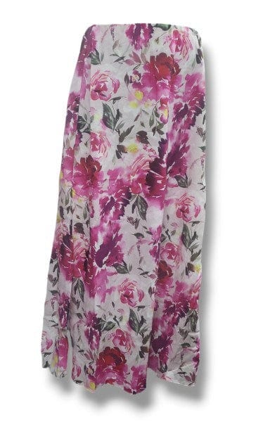 Load image into Gallery viewer, Corfu Womens Printed Ramie Blend Peony Fragrance Skirt
