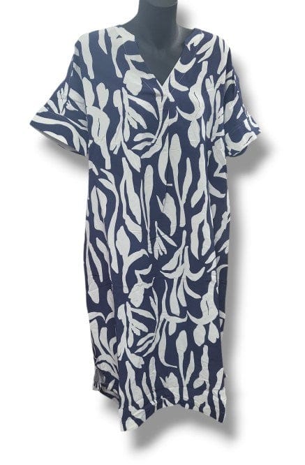 Corfu Womens Linen Blend Dress