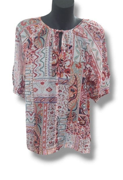 Corfu Womens Soft Print Top