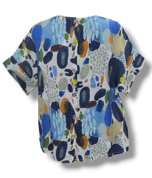 Load image into Gallery viewer, E.Talia Womens Amalfi Print Top
