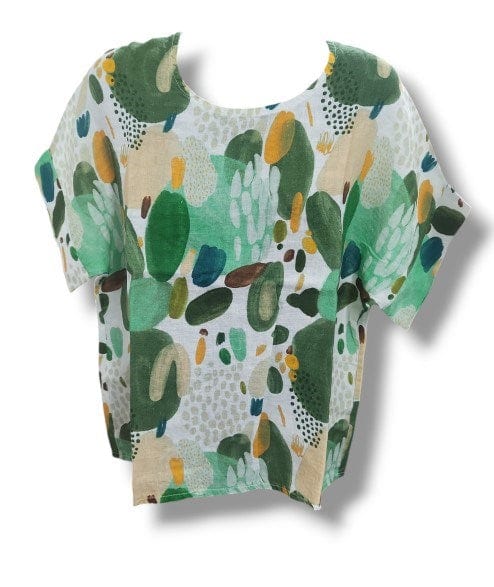 Load image into Gallery viewer, E.Talia Womens Amalfi Print Top
