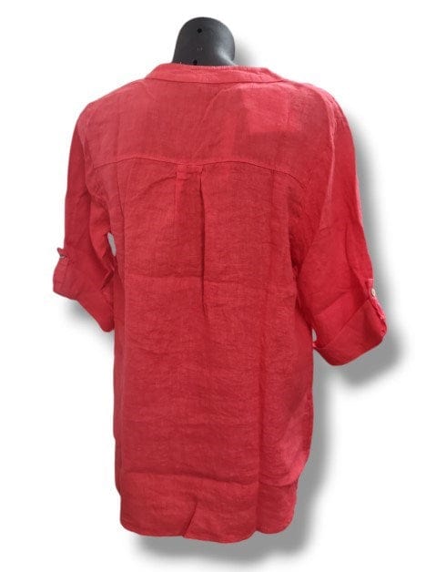 Load image into Gallery viewer, E.Talia Womens Linen 3/4 Shirt
