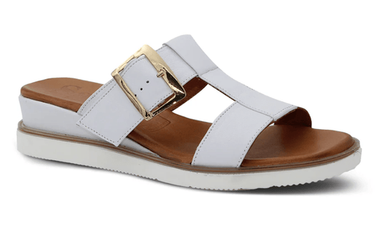 Sala Europe Womens Web Wedge Slide Sandals Shoe