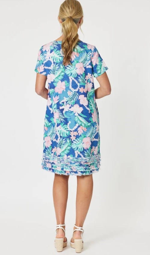 Load image into Gallery viewer, Gordon Smith Womens Santa Monica Frilled Hem Dress
