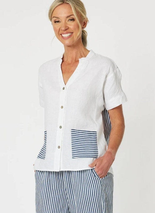 Gordon Smith Womens Stripe Beach Shirt