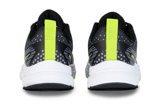 Sfida Boys Lace Up Runner Black/lime Shoes