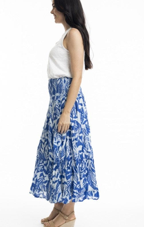 Load image into Gallery viewer, Orientique Womens Hayman Blue Skirt
