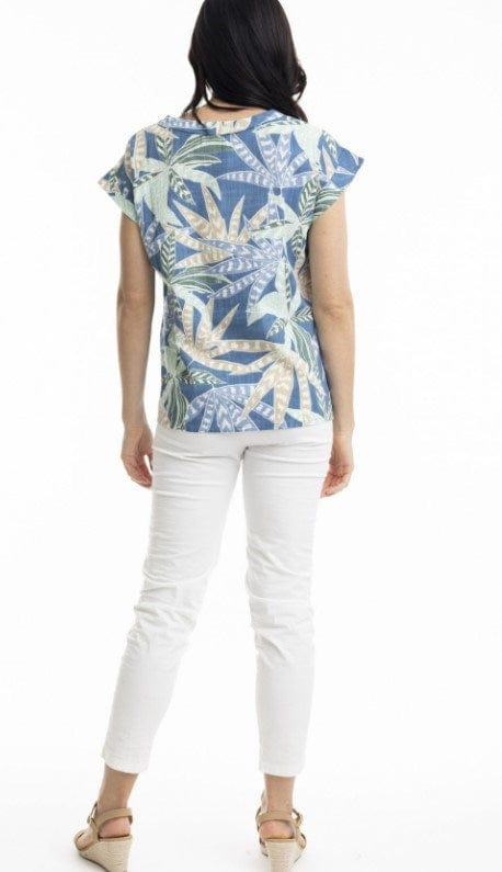 Load image into Gallery viewer, Orientique Womens Fitzroy Rolled Neckline Top
