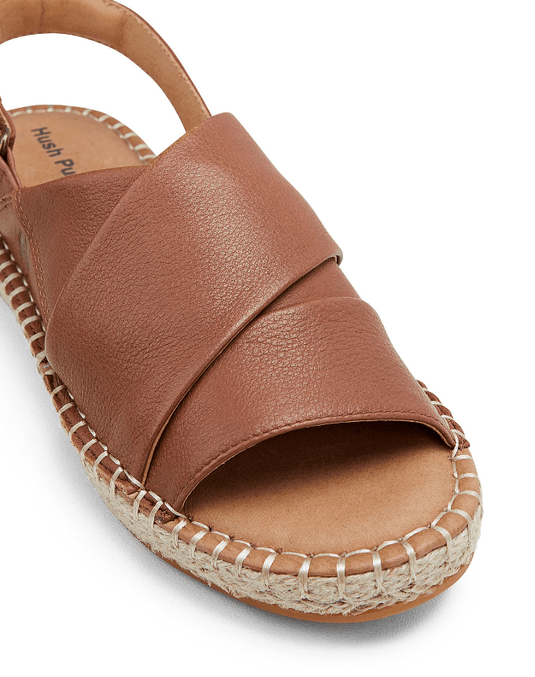 Hush Puppies Womens Birch Sandal Tan Color Shoe