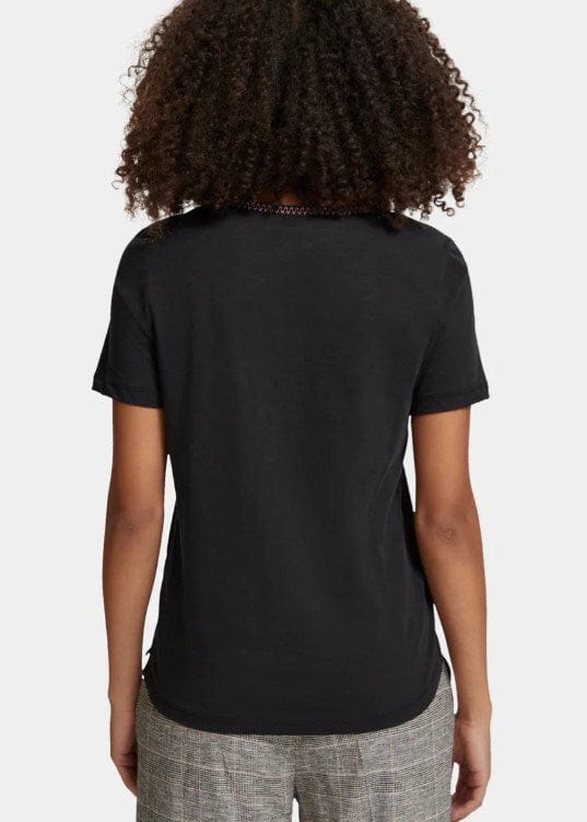 Load image into Gallery viewer, Scotch &amp; Soda Womens Short Sleeved V-Neck T-Shirt
