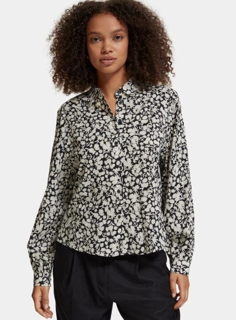 Scotch & Soda Womens Printed Blouse