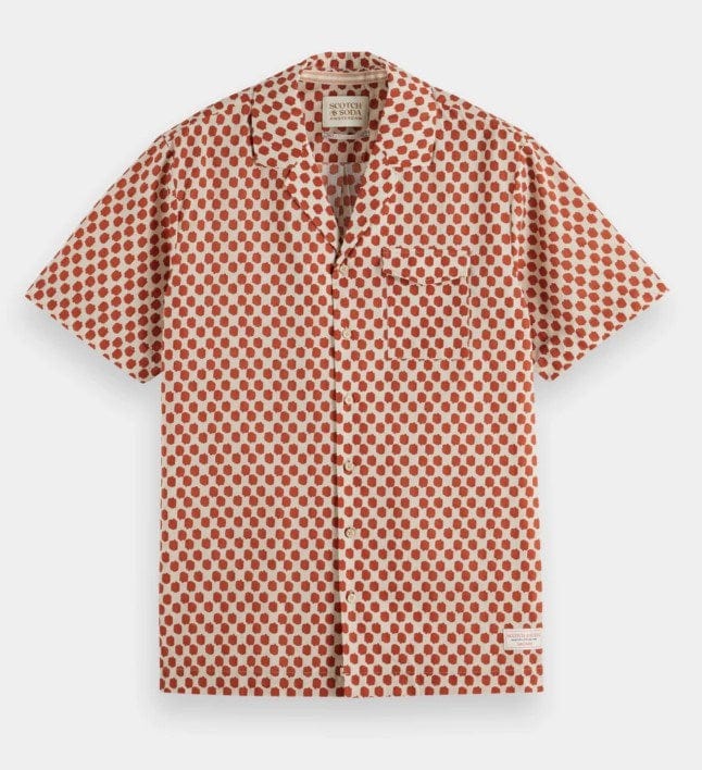 Load image into Gallery viewer, Scotch &amp; Soda Mens Printed Short Sleeved Shirt
