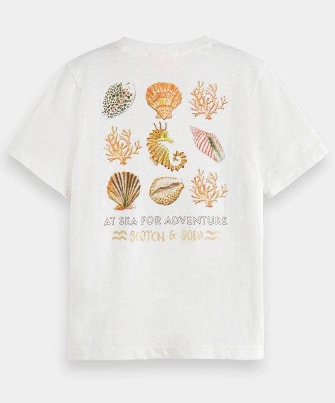 Scotch & Soda Girls Regular-Fit Artwork T-Shirt