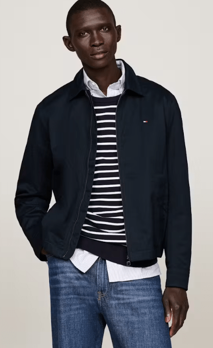 Load image into Gallery viewer, Tommy Hilfiger Mens Cotton Zip Thru IVY Jacket
