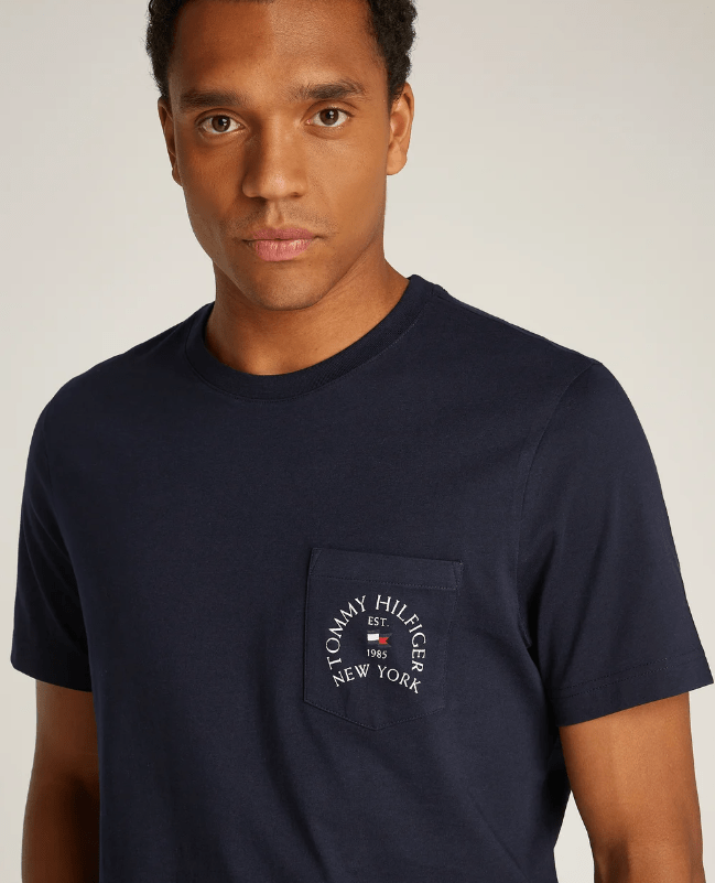 Load image into Gallery viewer, Tommy Hilfiger Mens Tommy Hilfiger Arch Pocket Tee Shirts
