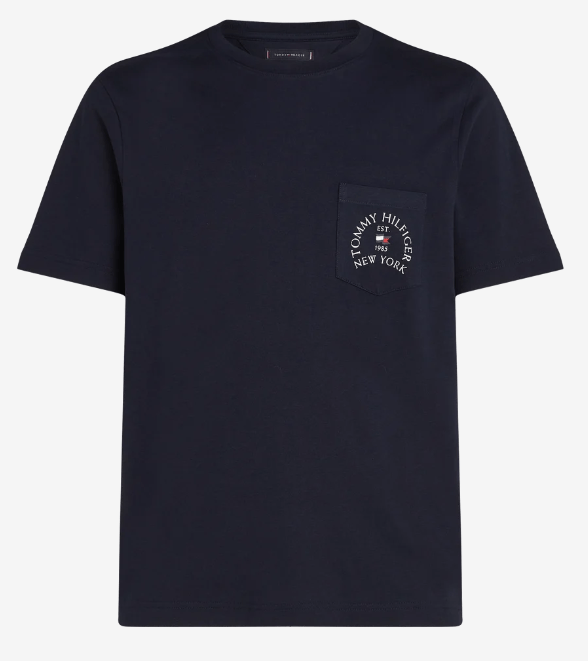 Load image into Gallery viewer, Tommy Hilfiger Mens Tommy Hilfiger Arch Pocket Tee Shirts
