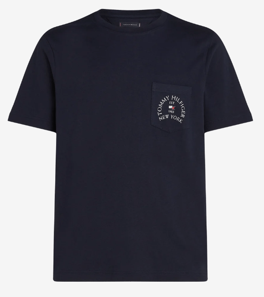 Tommy Hilfiger Mens Tommy Hilfiger Arch Pocket Tee Shirts