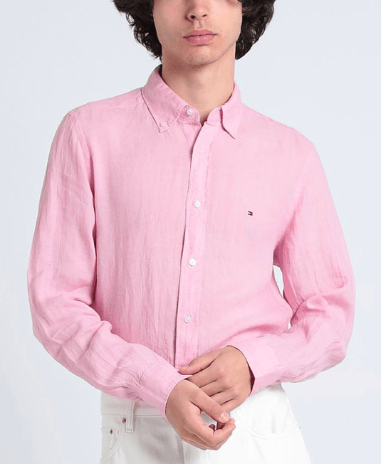 Hot tommy hilfiger premium linen shirt Hotsell Black Friday