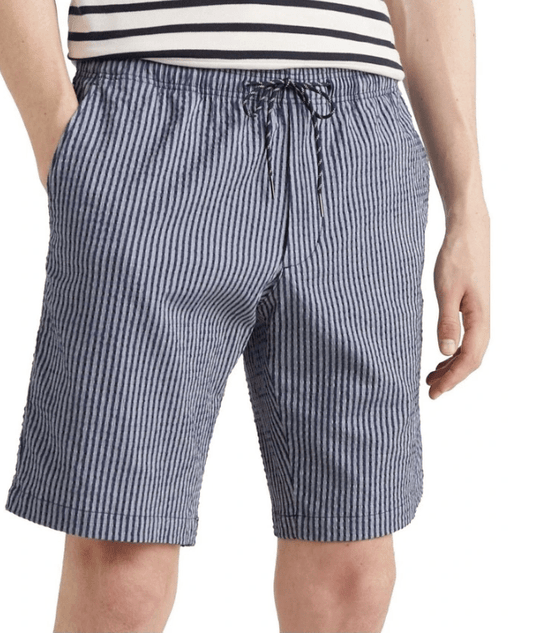 Tommy Hilfiger Mens Relaxed Tapered Harlem Fit Stripe short