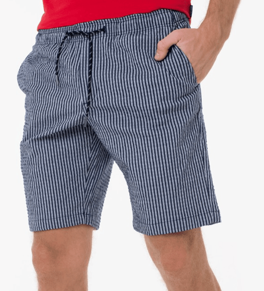 Tommy Hilfiger Mens Relaxed Tapered Harlem Fit Stripe short