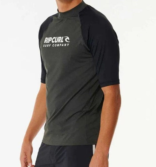 Rip Curl Mens Shock UV Short Sleeve Rash Vest