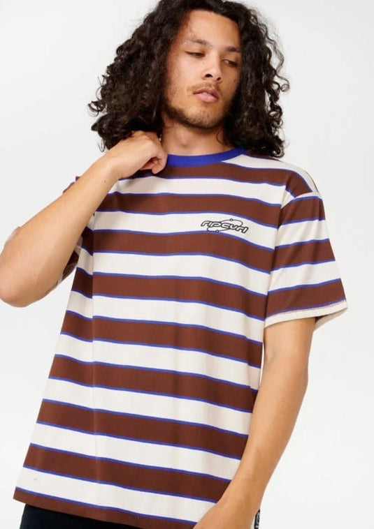 Rip Curl Mens Archive Supercomp Stripe Tee