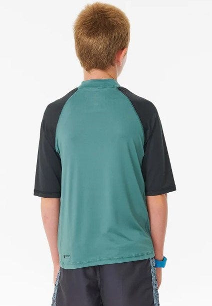 Rip Curl Boys Shock UV Short Sleeve Rash Vest