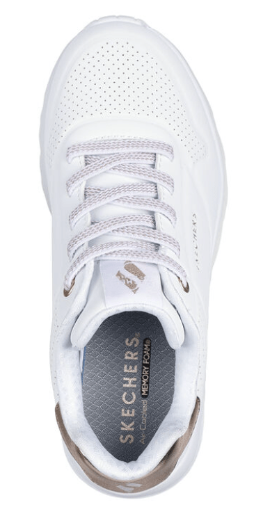 Load image into Gallery viewer, Skechers Kids UNO Lite Metallic Mode Air Cooled Memory Foam Shoes