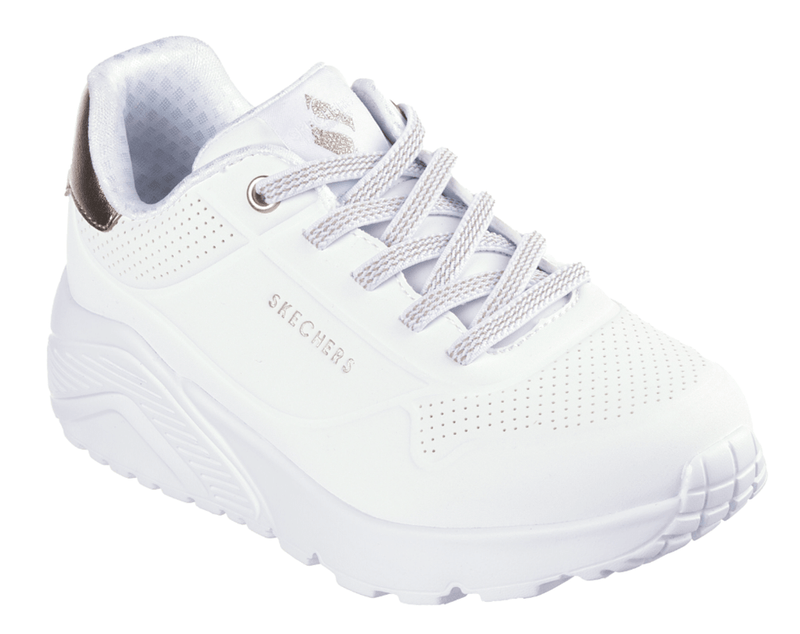 Load image into Gallery viewer, Skechers Kids UNO Lite Metallic Mode Air Cooled Memory Foam Shoes
