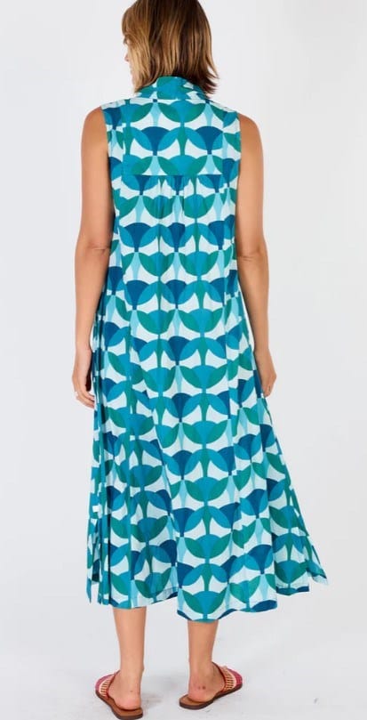 Load image into Gallery viewer, Ibisa Womens Phoenix Maxi Lagoon
