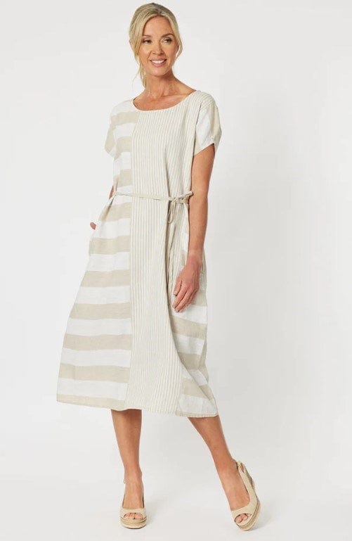 Load image into Gallery viewer, Gordon Smith Womens Patio Stripe Dress
