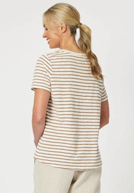 Load image into Gallery viewer, Gordon Smith Womens Classic Stripe Tee
