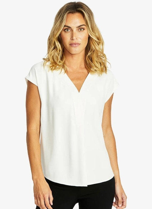 Pingpong Womens Helen V-Neck Slinky Top