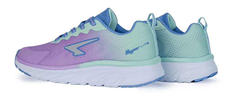 Load image into Gallery viewer, Sfida Kai Girls Lace Up Runners - Lilac/Mint Shoes
