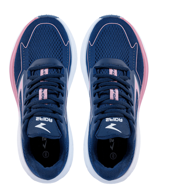 Load image into Gallery viewer, Sfida Cruze Womens Runner Lace Up - Light Navy/Pink Shoes
