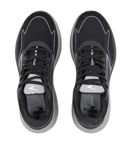 Sfida Cruze Mens Runner Lace Up - Black/Grey Shoes