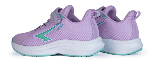 Sfida Zephyr Girls Performance Runners V Strap - Lilac/Mint Shoes