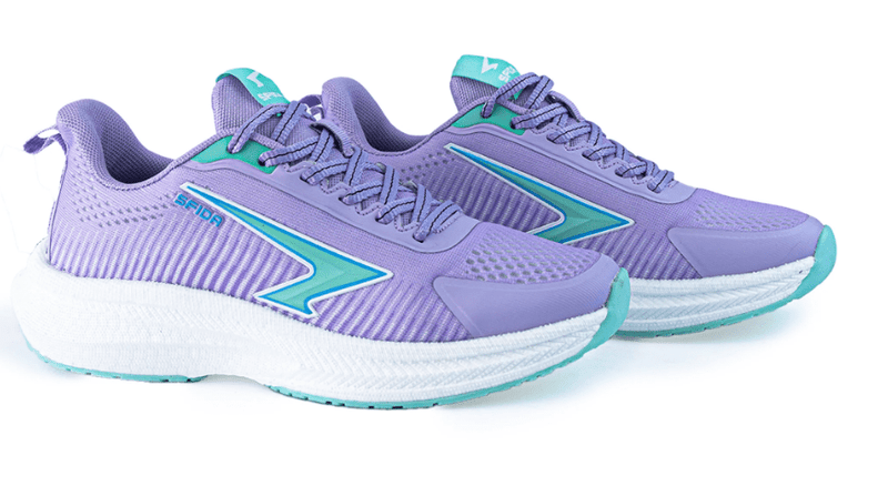 Load image into Gallery viewer, Sfida Zephyr Girls Performance Runner Lace Up - Lilac/Mint Shoes
