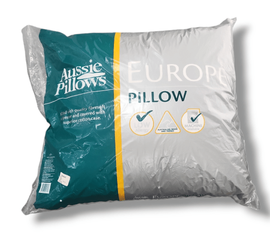 Aussi Pillows Fibresoft Polyester Coverd in Cooton Case Pillow