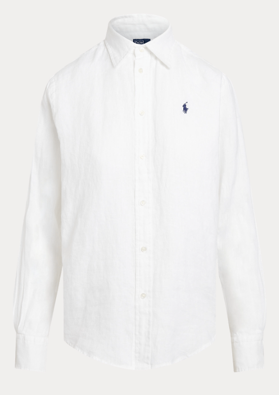 Load image into Gallery viewer, Ralph Lauren Womens Relaxed Fit Linen Shirt
