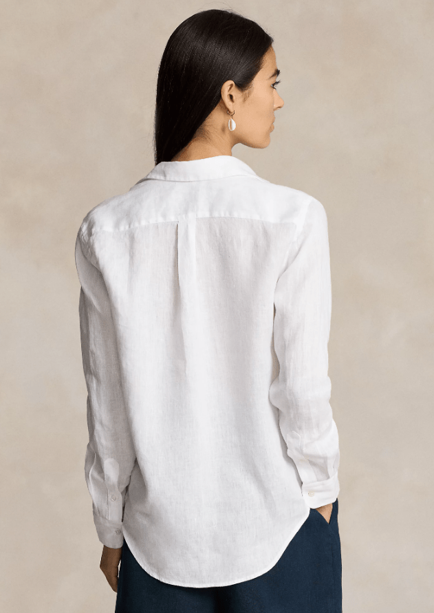 Load image into Gallery viewer, Ralph Lauren Womens Relaxed Fit Linen Shirt
