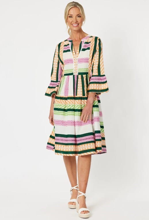 Load image into Gallery viewer, Gordon Smith Womens Carla Print Dress
