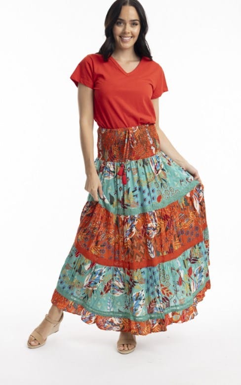 Load image into Gallery viewer, Orientique Womens Serengetti Skirt
