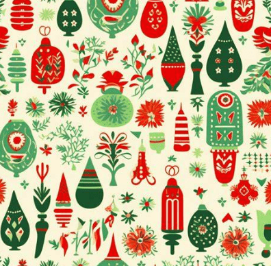 KK Fabrics Christmas 4017E