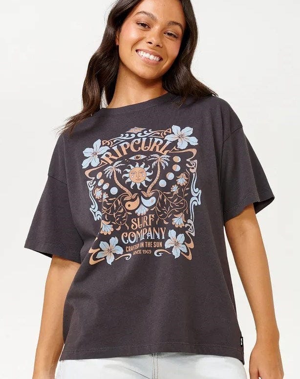 Load image into Gallery viewer, Rip Curl Womens Utopian Dreams Heritage Tee
